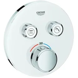 Grohe Grohtherm Smartcontrol Brausethermostat 29151LS0, moon white, 2 Absperrventile