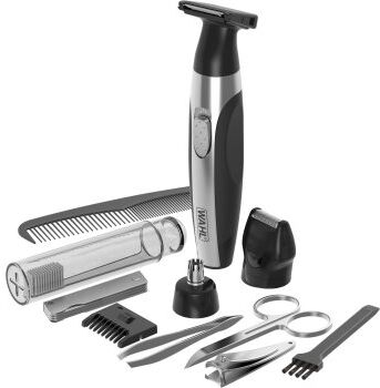 Wahl Deluxe Travel Kit conjunto de aparadores para barba e corpo de viagem . Deluxe Travel Kit