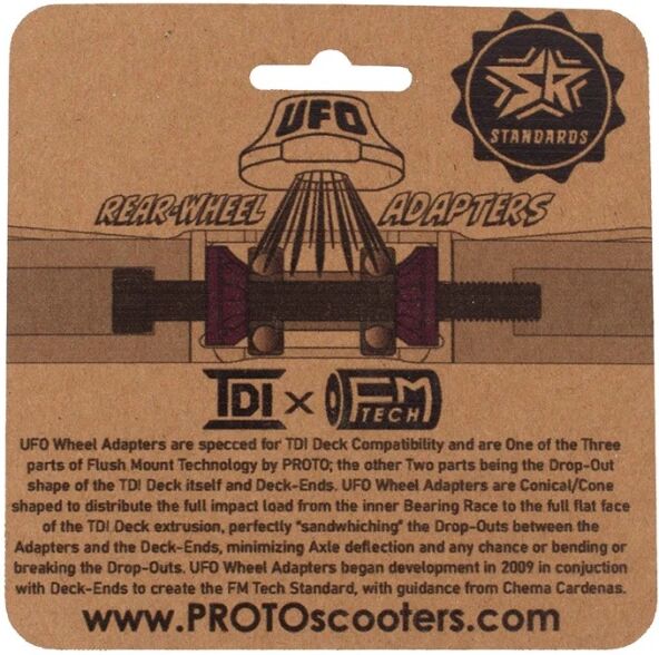 Proto UFO Hinterrad Adapters 2 Stk. (30mm - (8/30 Mm))