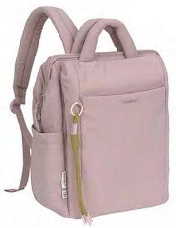 Wickelrucksack LÄSSIG "Minoa", Herren, rosa, Rucksäcke Wickelrucksack rosa Einheitsgröße