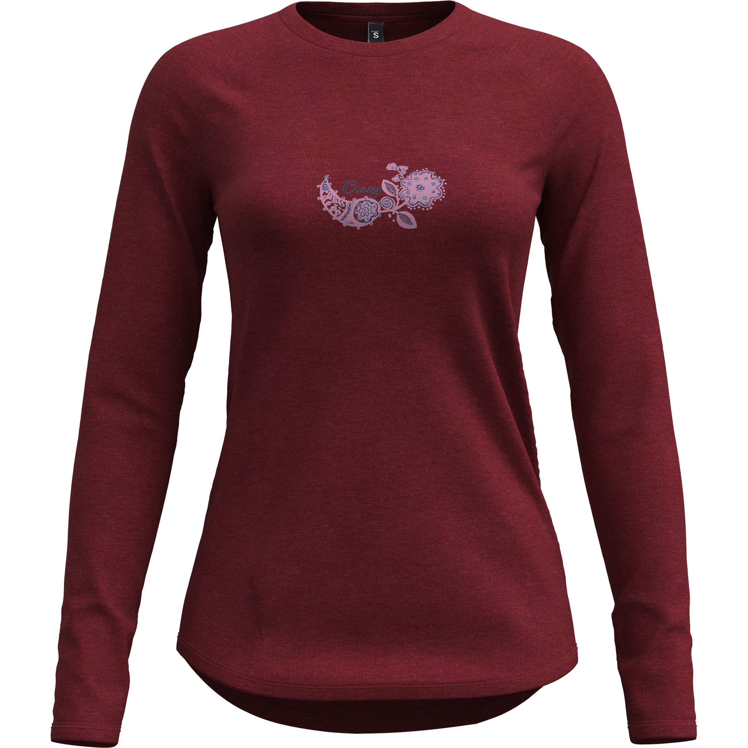 Crazy After Damen Longsleeves rot Größe L Lifestyle Hautfreundlich