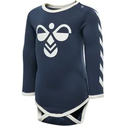 hummel hmlFLIPPER langarm Baby-Body blue nights 92