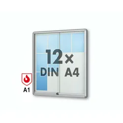 Schaukasten A1 Brandschutz 12xA4