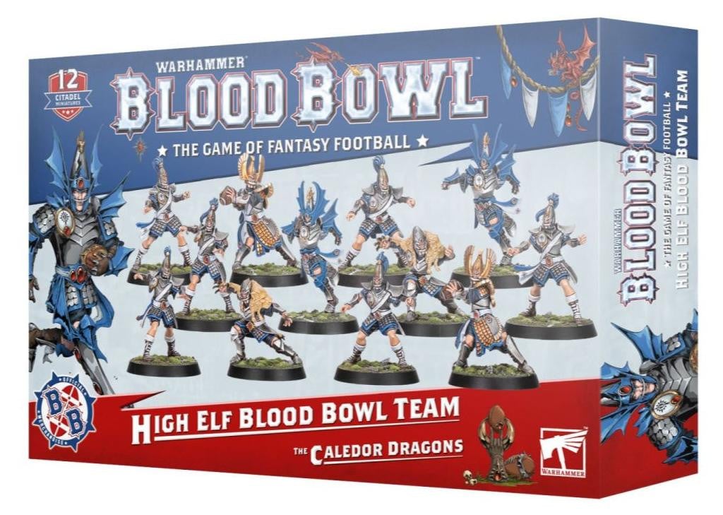 Games Workshop Blood Bowl Hoogelfen Team De Caledor Draken