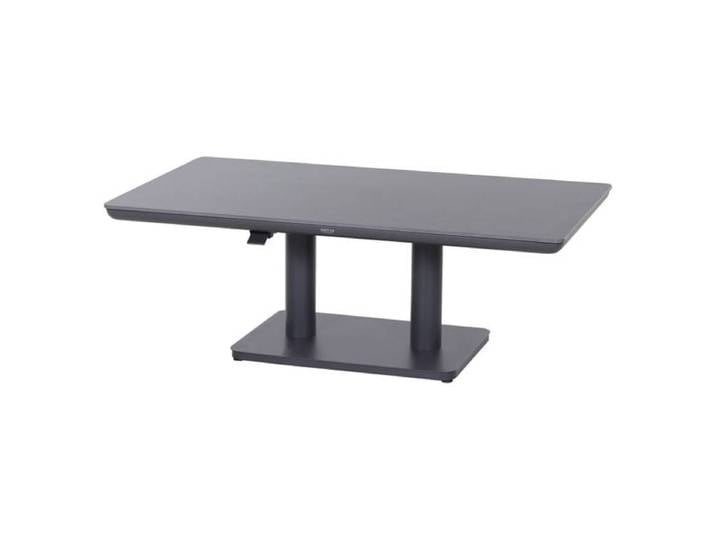 Siena Garden Roma Lifttisch 140x80cm Aluminium/Sinterstone Dunkelgrau