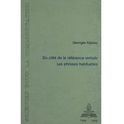 Du côté de la référence verbale, Fachbücher von Georges Kleiber