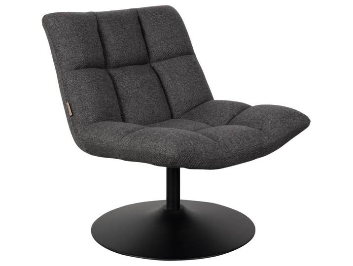 Dutchbone Loungesessel Lounge Sessel BAR Stoff Dunkelgrau von DutchBone