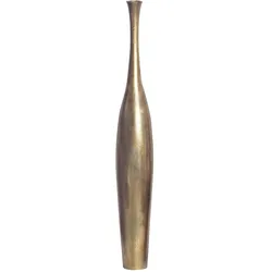 FineBuy, Vase, Vase Aluminium Gold Blumenvase XXL Bodenvase Wohndeko Gross Alu Modern