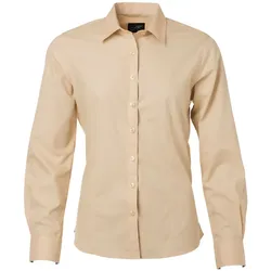 Damen Langarm Bluse "JN677" - XXL - stone
