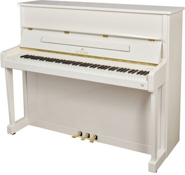 Seiler 122 Ritmo, white polished blanc poli