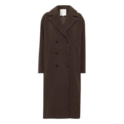 Wintermantel CREAM "Cream Jacke CRJamey", Damen, Gr. 36, braun (java), Mäntel Wintermantel