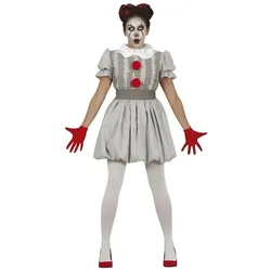 Fiesta Horrorclown Mädchenkostüm 'The Killer'