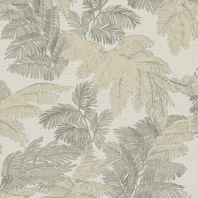 Galerie Wallcoverings Italian Style Palm Leaf Design Vinyl on Non-woven Luster Wallpaper Roll