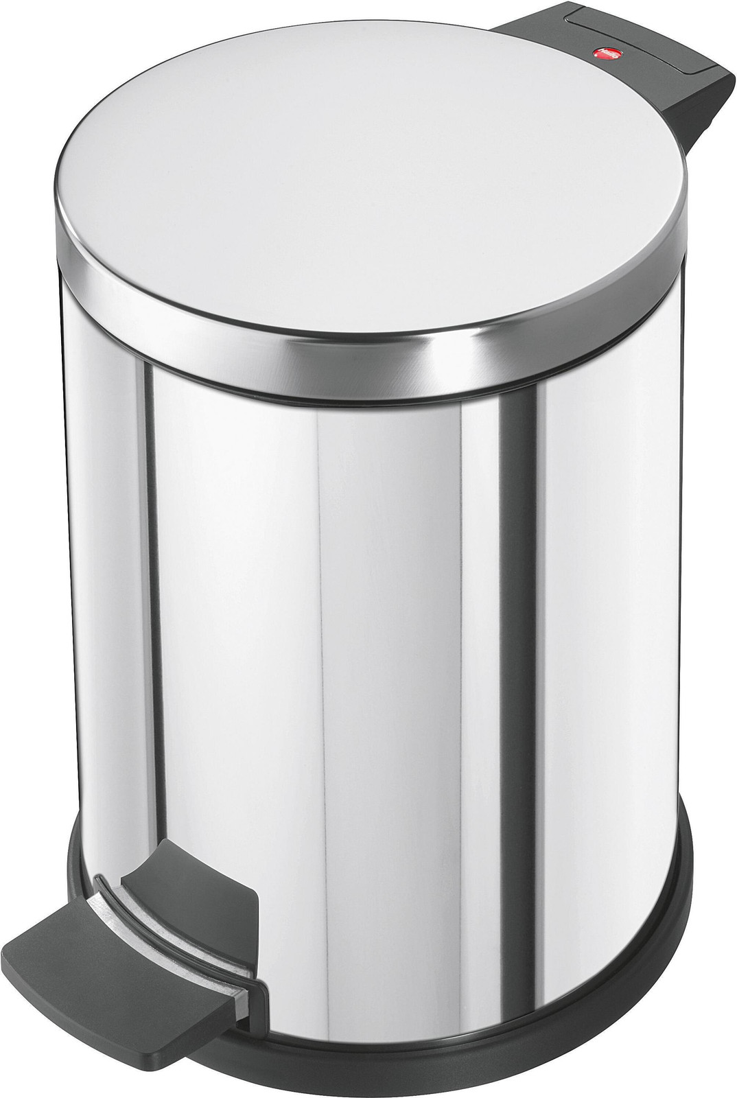 Hailo Design afvalbak ProfiLine Solid 14, roestvrij staal, 14 liter
