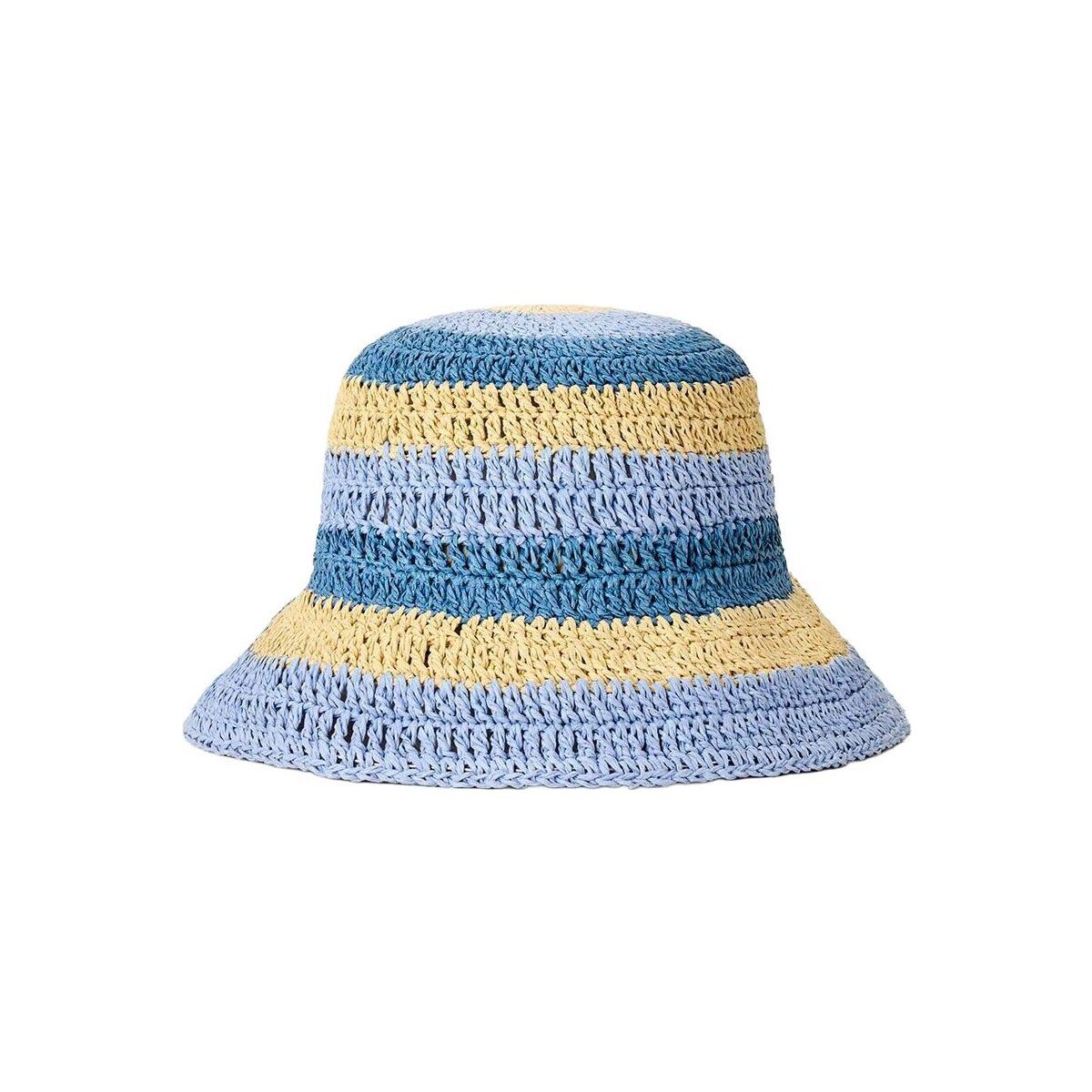 RipCurl Crochet Bucket Hat blue/natural (2400) S 07GWHE-2400-S