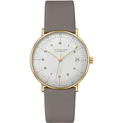 Junghans 27/7108.02 max bill Armbanduhr Kleine Automatic Grau/Goldfarben
