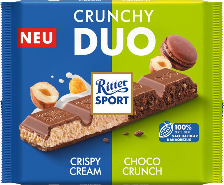 Ritter SPORT Crunchy Duo Schokolade 218,0 g 5979555007