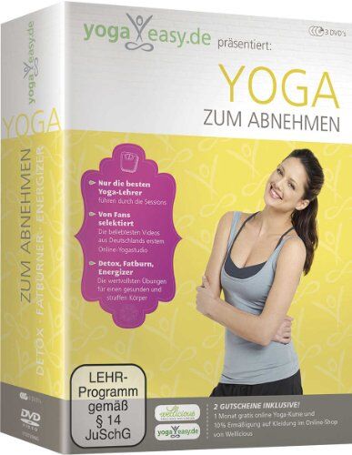 Yoga Easy - Yoga zum Abnehmen [3 DVDs] - Preis vom 13.10.2026 11:25:28 h