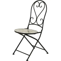 Stuhl LISSE (BHT 39x93x50 cm) - schwarz - BHT 39x93x50 cm