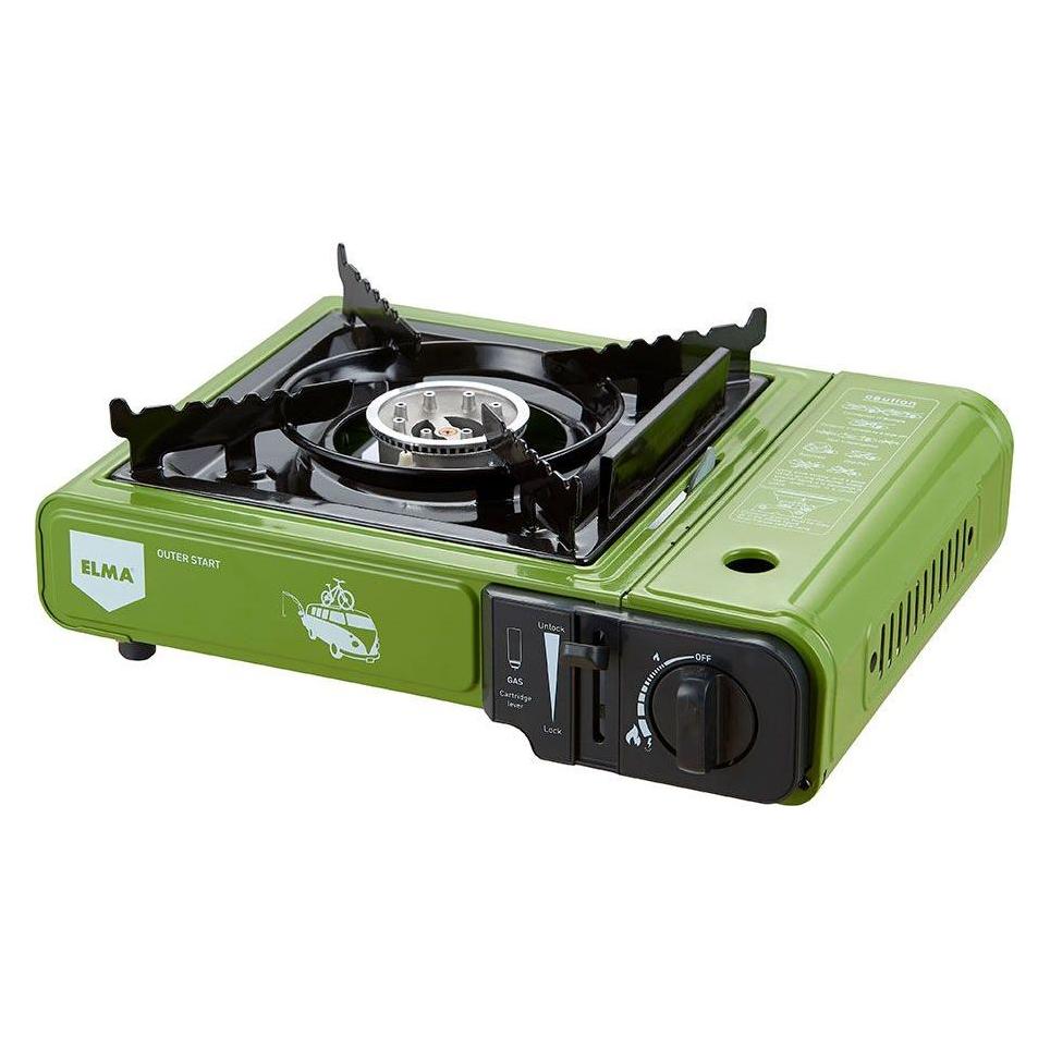 Elma Outer start green 2300 w butane/propane gas stove (64313225)