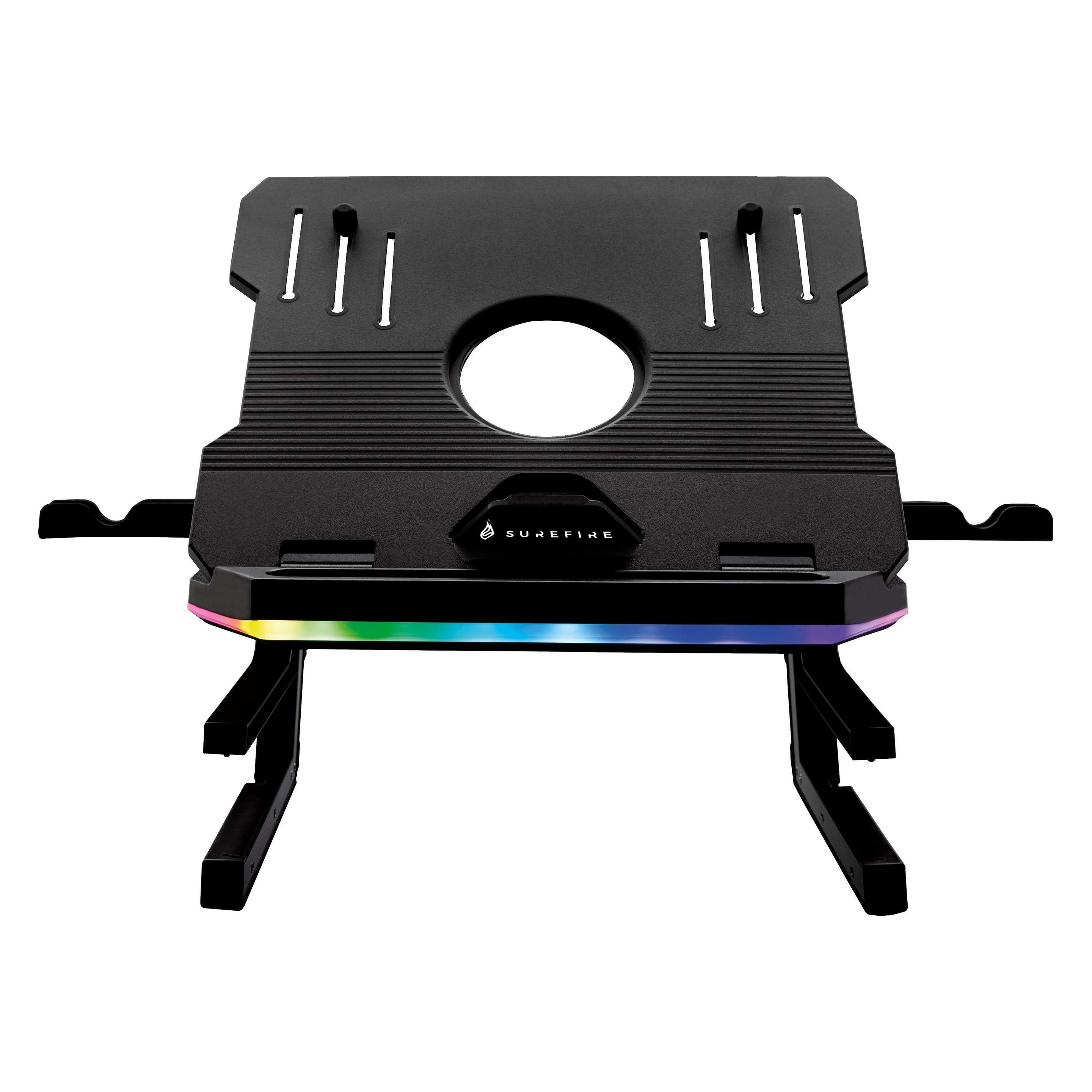 Verbatim Portus X2 Foldable Laptop Stand Multi-Function Foldablestand RGB (48843)