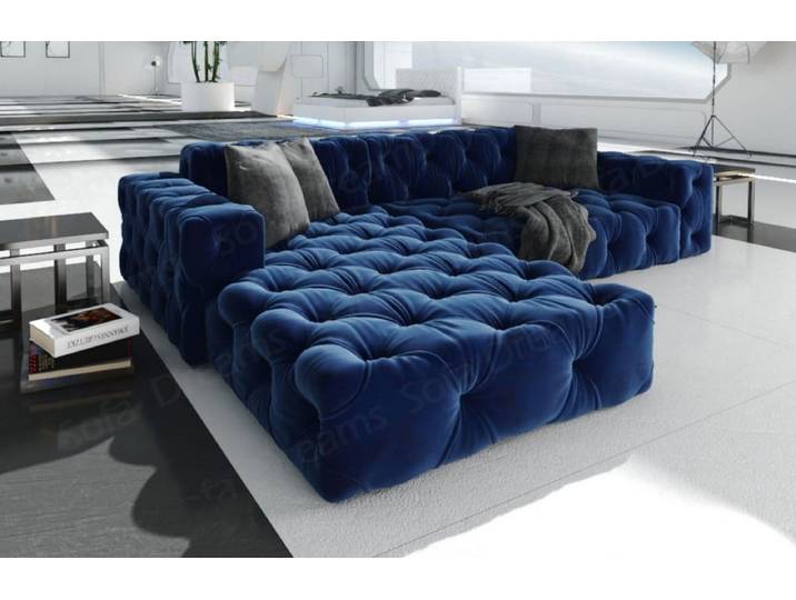 Ecksofa Menorca L-Form aus Stoff