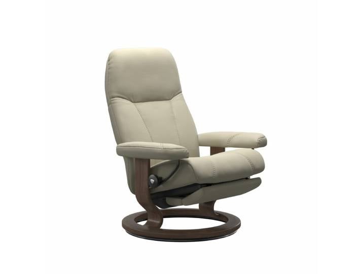 Stressless Consul Classic Power Sessel - Leder Batick Cream , Bu