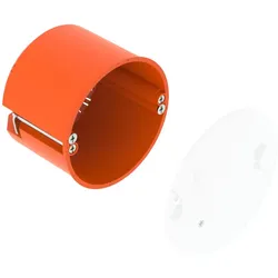 OBO 2003820 HW Geräte-Verbindungsdose mit Deckel Ø74mm, H61mm Polypropylen orange HG 61-AD-D  - 10 Stück