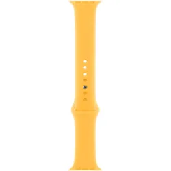 Apple Sport Band (45 mm, Fluoroelastomer), Uhrenarmband, Gelb