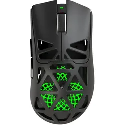 White Shark MORIEN WGM-5025 Schwarz (Kabelgebunden, Kabellos), Maus, Schwarz