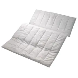 Centa-Star 4-Jahreszeitenbettdecke Sport Line 155 x 220 cm Baumwolle Weiß