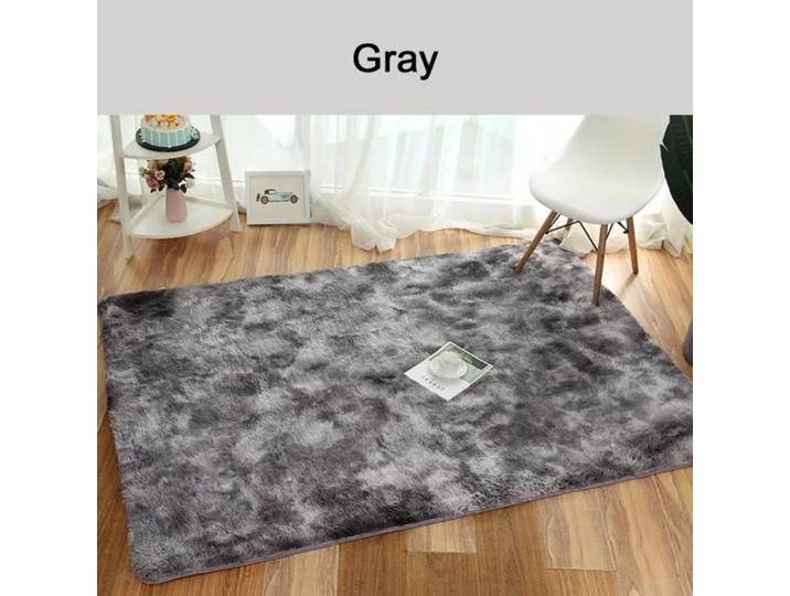 Tapis Shaggy Multicolore 160x200 cm - Chambre Salle à Manger - Décoration Maison Canapé