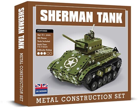 Coach House Partners Sherman Tank Metal Construction Set