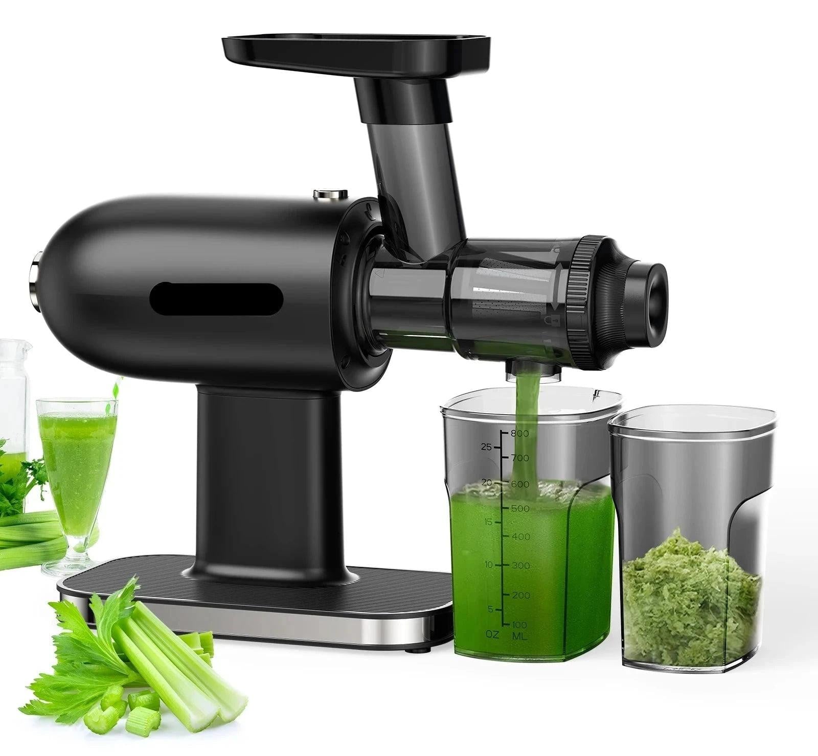 Selius Slow Juicer - Cold Press Masticating Juicer Machine voor een hoge sapopbrengst