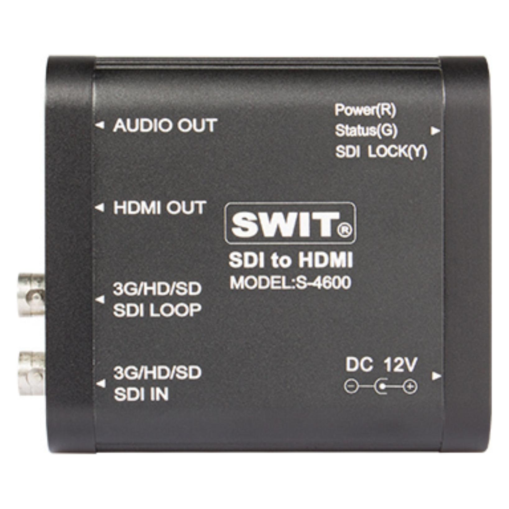 Swit S-4600 | Heavy Duty 3G-SDI to HDMI converter (Kamera Konverter) (S-4600)