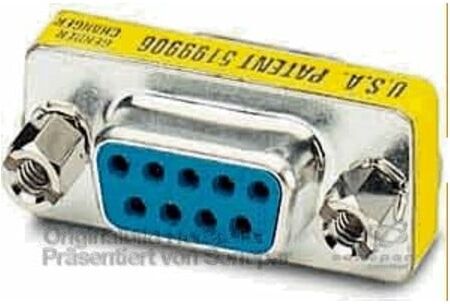 EFB-Elektronik Mini-Gender-Changer DSub 9pol EB411 ; efb_elektronik)