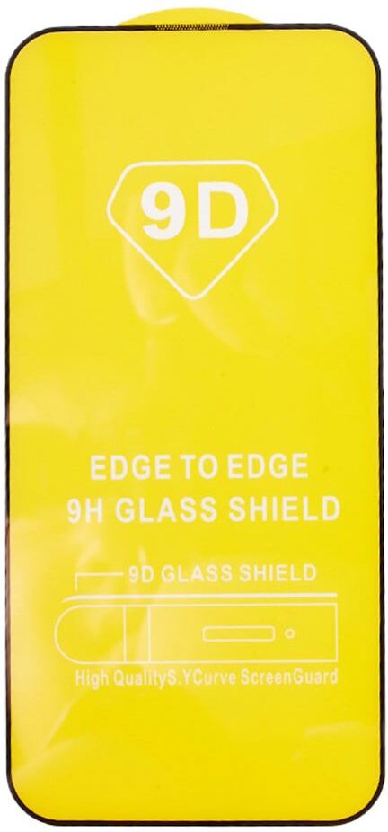 INCOVER iPhone 15 Glas Skærmbeskyttelse - Full-fit - Sort Kant