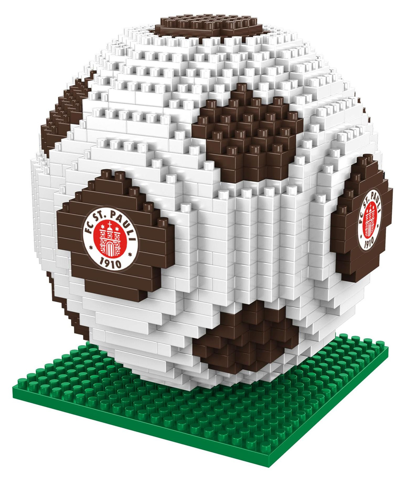 Foco FC St. Pauli 3D-voetbal bouwset met BRXLZ-stenen
