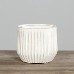 Vase (H 14 cm) - beige - H 14 cm