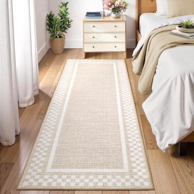 Garvee Small Square Geometric Bordered Area Rug