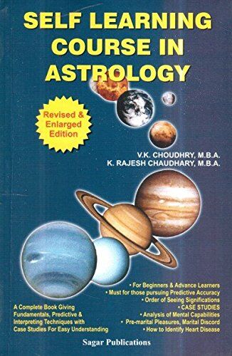 V.K. Choudhry - Self Learning Course in Astrology - Preis vom 30.09.2026 22:30:23 h