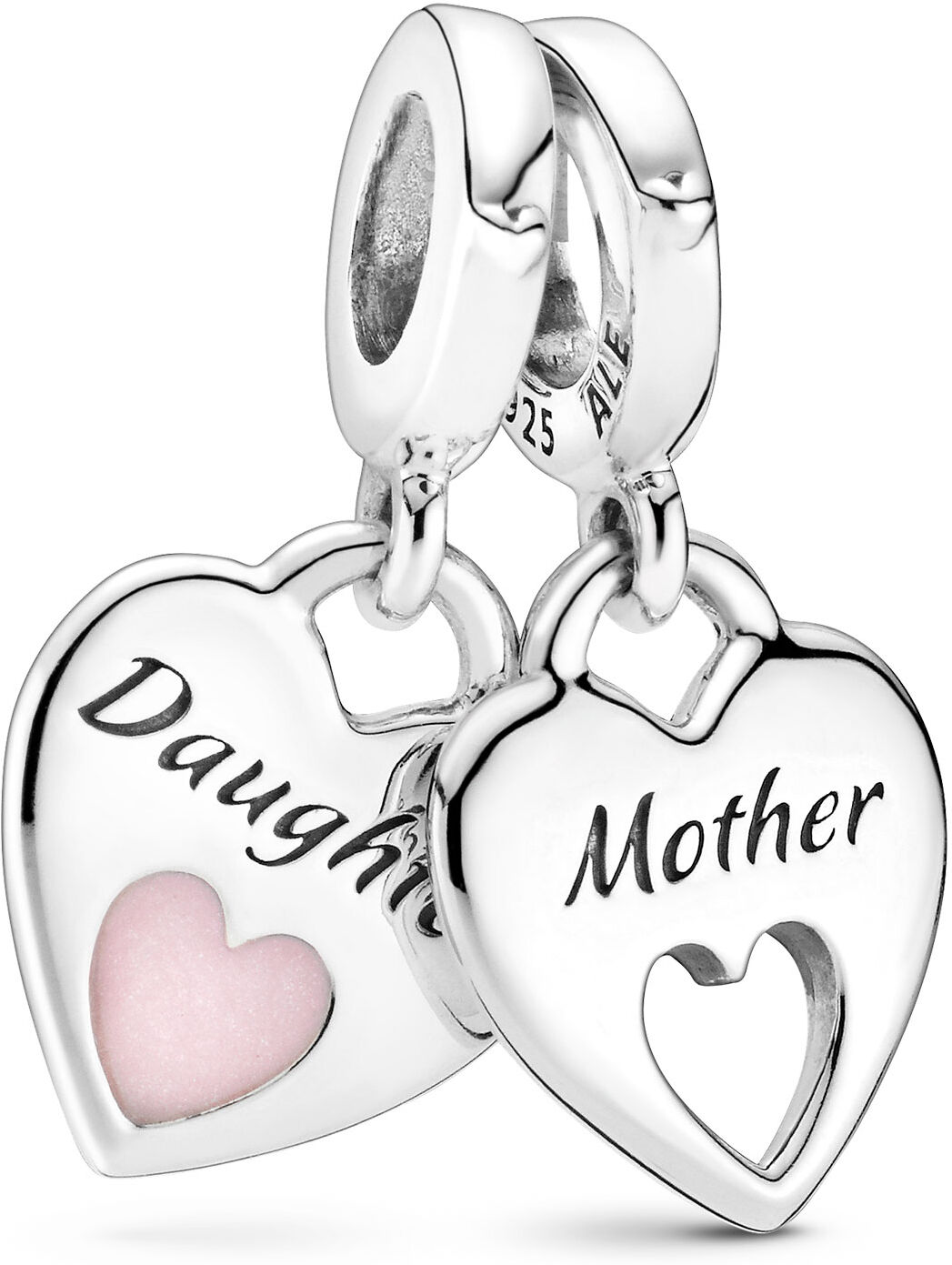 Pandora People charm Mother & Daughter Split Heart 799187C01