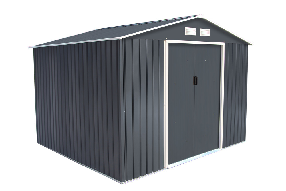 Metallischer Gartenpavillon Rojaplast Archer, Größe 267 x 245 cm, Farbe: Grau