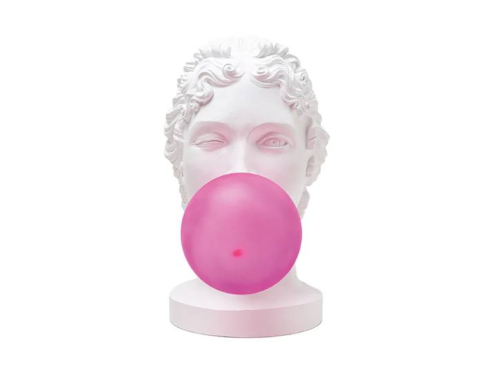 LED Design Tischlampe „Grace“ Weiss, Pink Seletti