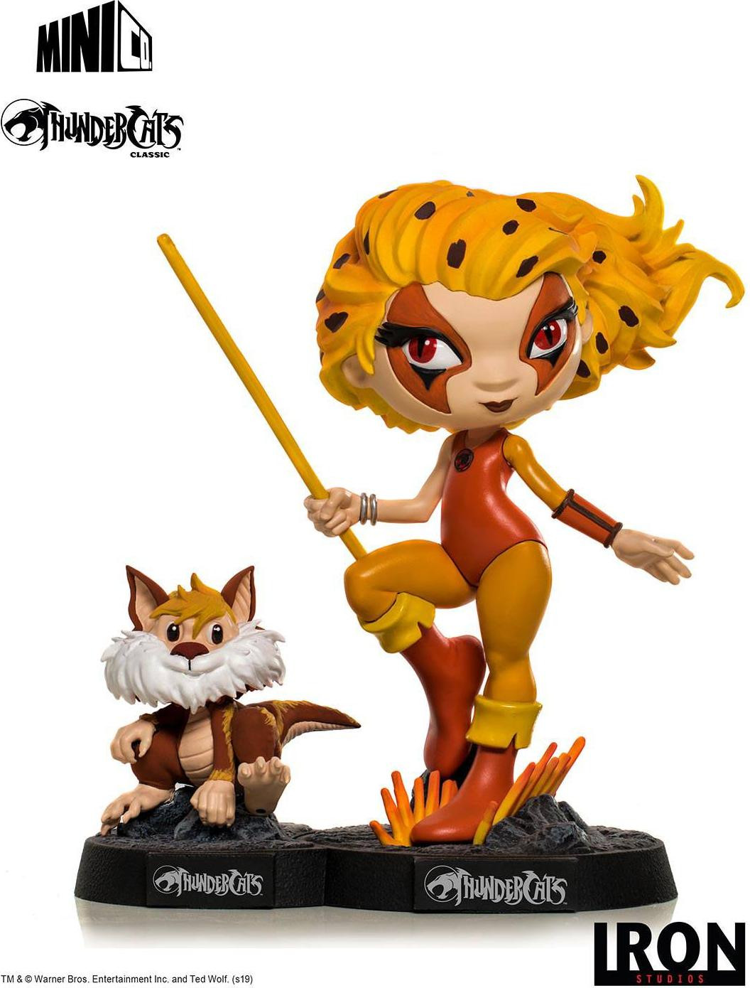 Iron Studios Thundercats Mini Co. PVC-figuur Cheetara & Snarf, 13 cm