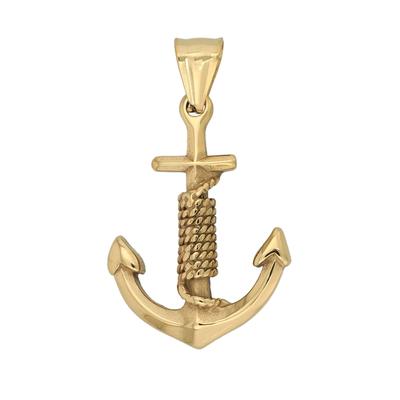Kettenanhänger ADELIA´S "Anhänger – Unendlichkeitszeichen Anhänger aus Edelstahl", gold, Schmuckanhänger, Damen, Edelstahl, Kettenanhänger, Ideal als Geschenk zum Muttertag