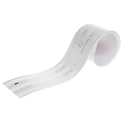 ProPlus 343794 Reflektierendes Klebeband weiß Länge 2m Breite 50mm
