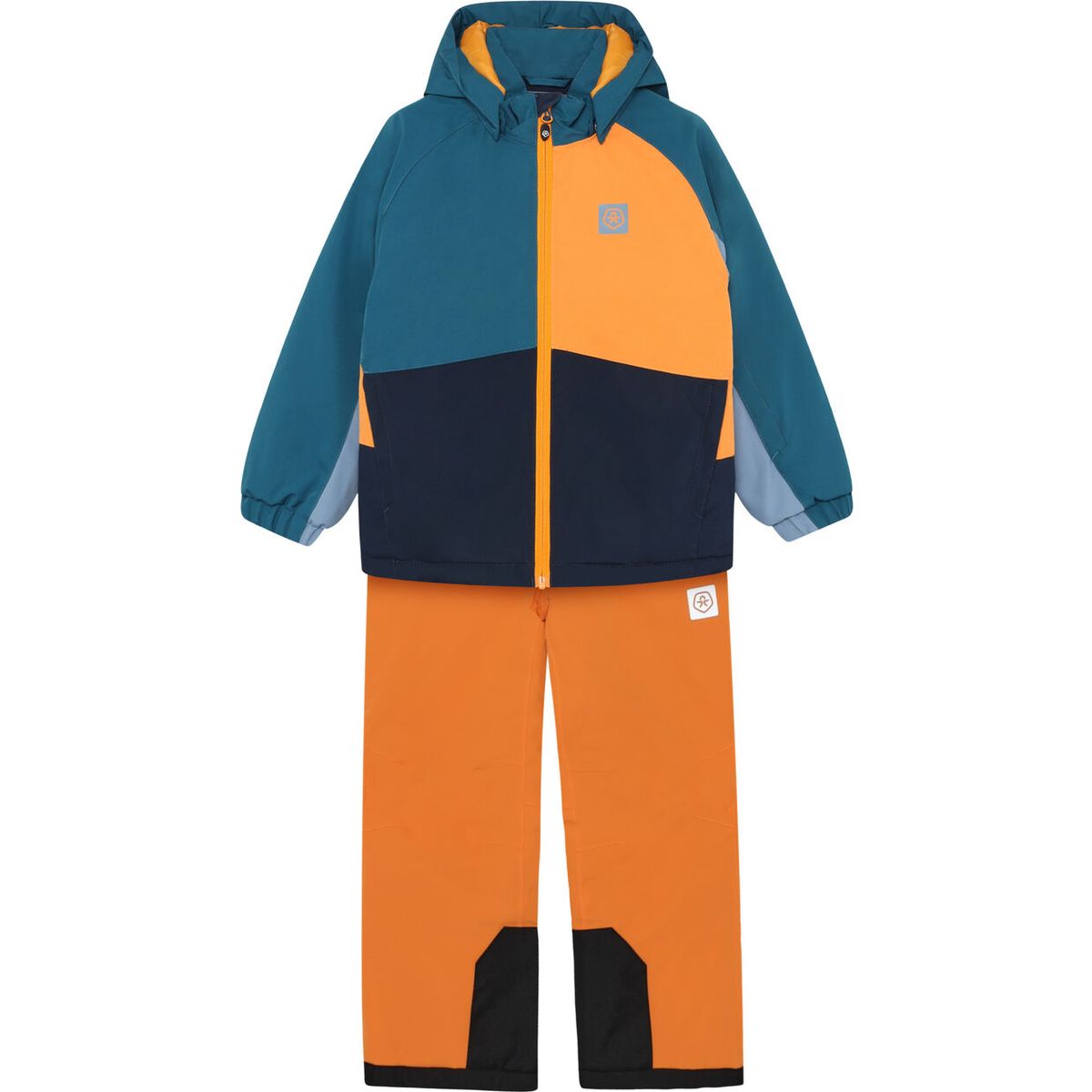 Color Kids Ski Set Colorblock 742819 gulf coast (9523) 134 742819-9523-134