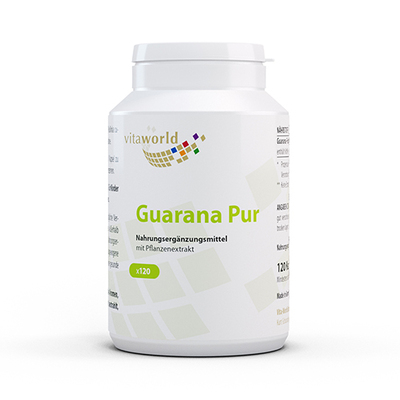 Vita World GmbH GUARANA PUR 500 mg Kapseln 120 St 03296478