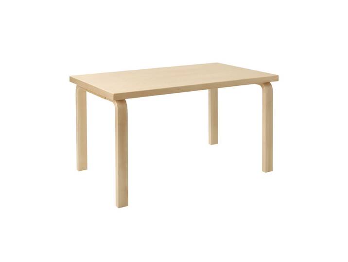 ARTEK table enfant AALTO TABLE 80B (Bouleau laqué naturel - bois massif)